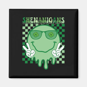 Aimant Organisateur de Shenanigans Groovy St Patricks Day