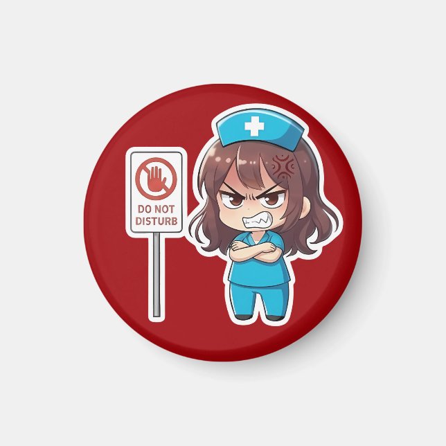 Aimant Original Chibi Nurse 2.0 - Focus Mode (Devant)