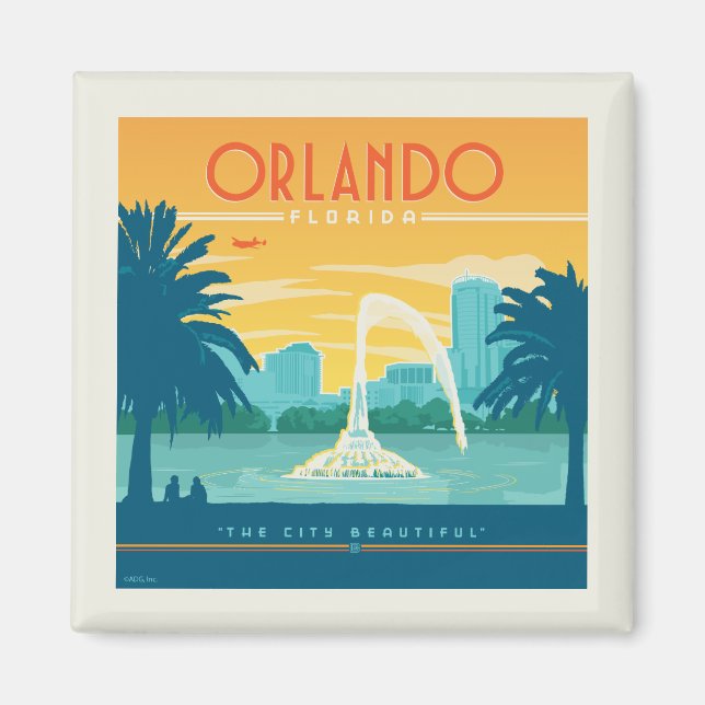 Aimant Orlando Floride (Devant)