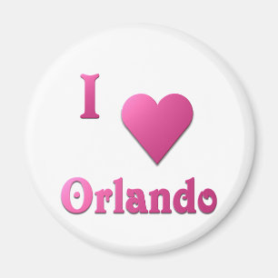 Aimant Orlando — Rose chaud