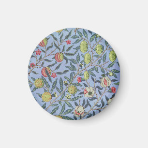 Aimant Ornement Bleu de Grenade de Fruit William Morris