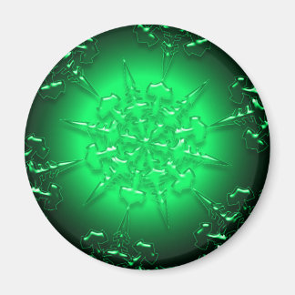 Aimant ornement vert