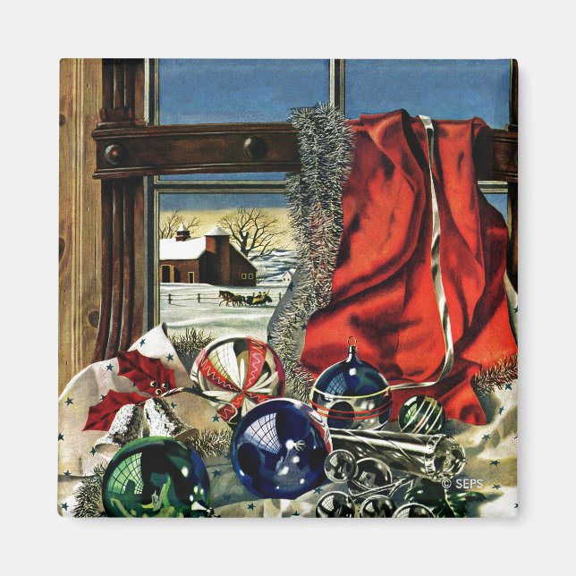 Aimant Ornements de Noël (Devant)