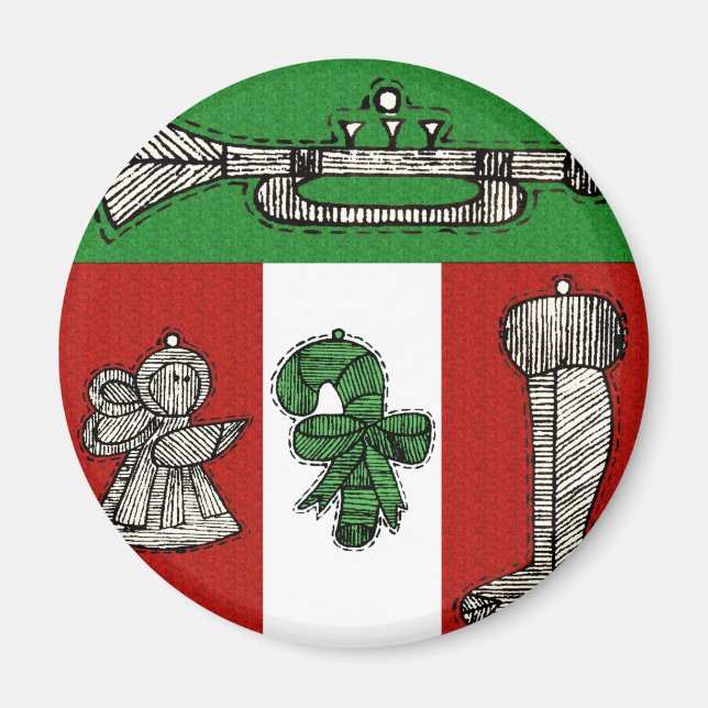 Aimant Ornements Vintage (Devant)