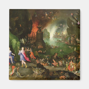 Aimant Orphée avec une harpe Jouer à Pluton