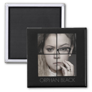 Aimant Orphelin noir   Collage de clonage