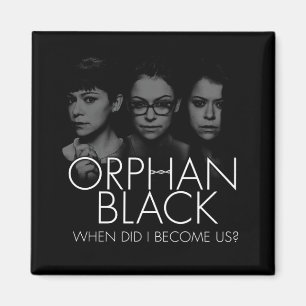 Aimant Orphelin noir   Trois Sestras Silhouette