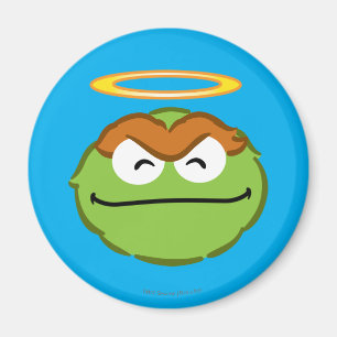Aimant Oscar Souriant visage avec halo