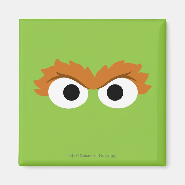Aimant Oscar the Grouch Big Face (Devant)