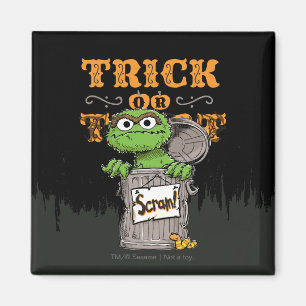 Aimant Oscar the Grouch - Trick ou Scram!