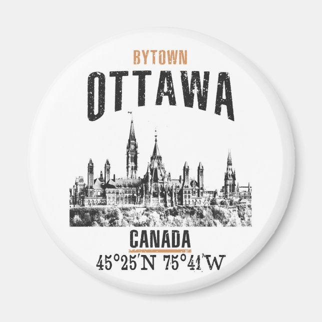 Aimant Ottawa (Devant)