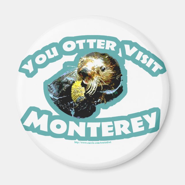 Aimant Otter visite Monterey (Devant)