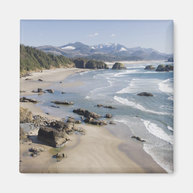 Aimant OU, Côte de l'Oregon, Parc d'état Ecola, Croissant (Devant)