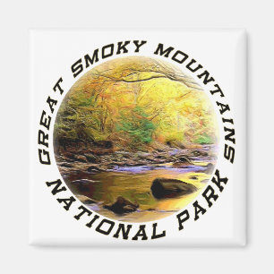 Aimant ou dessous de verre de Great Smoky