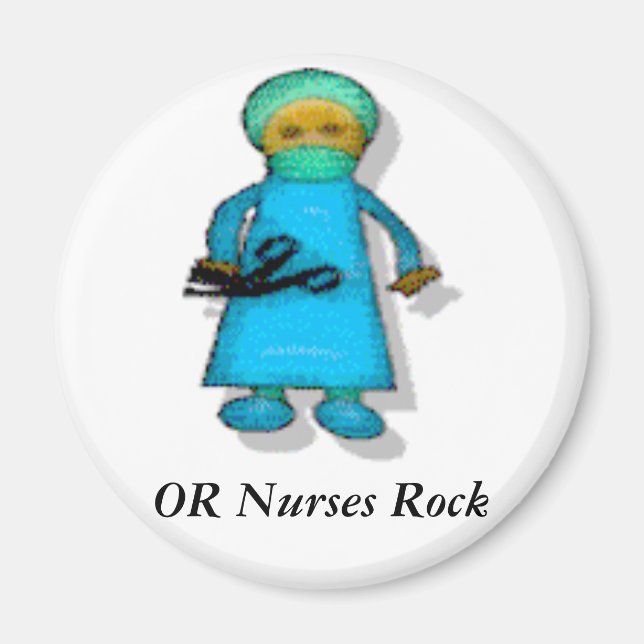 Aimant OU Nurses Rock (Devant)
