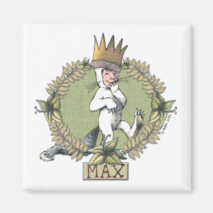Aimant Où sont les monstres ?   Badge de Max
