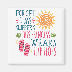 Aimant Oubliez Les Chaussures En Verre Princesse Porte De