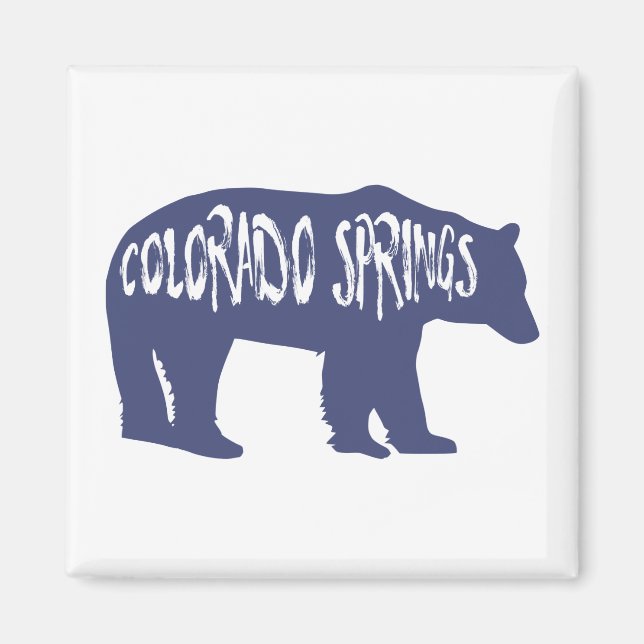 Aimant Ours de Colorado Springs (Devant)