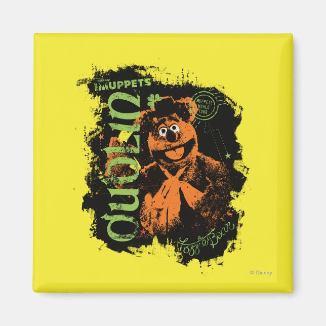 Aimant Ours de Fozzie - Dublin (Devant)
