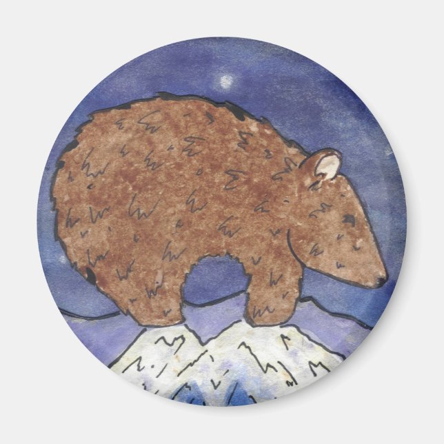 Aimant Ours de minuit (Devant)