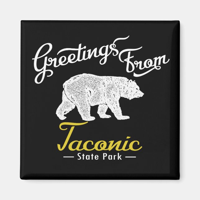 Aimant Ours du parc national Taconic (Devant)