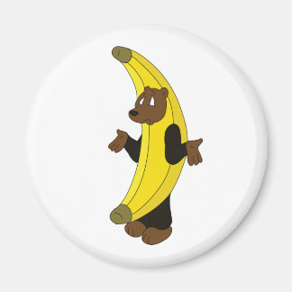 Aimant Ours en costume bananier