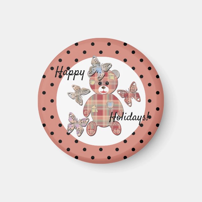 Aimant Ours en peluche (Devant)