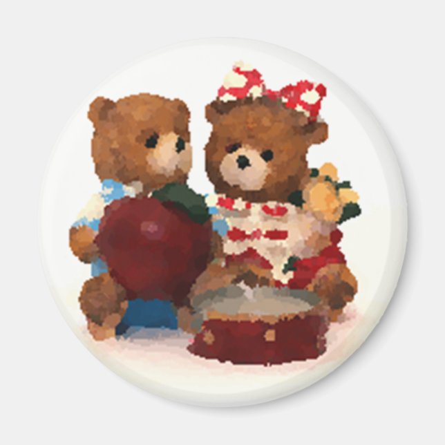 Aimant Ours en peluche (Devant)
