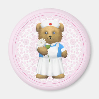 Aimant Ours-Infirmière - Ours-Teddy