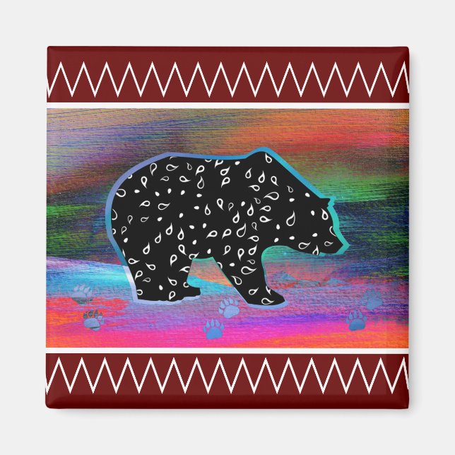 Aimant Ours noir (Devant)