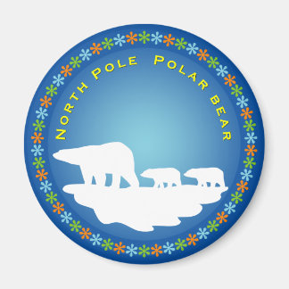 Aimant Ours polaire sur glace