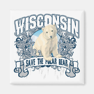 Aimant Ours polaire Wisconsin