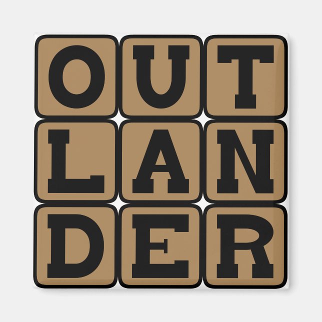 Aimant Outlander, étranger ou étranger (Devant)