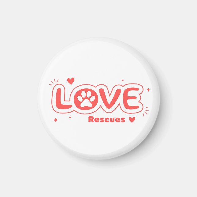Aimant OWRAssist Love Rescues (Devant)