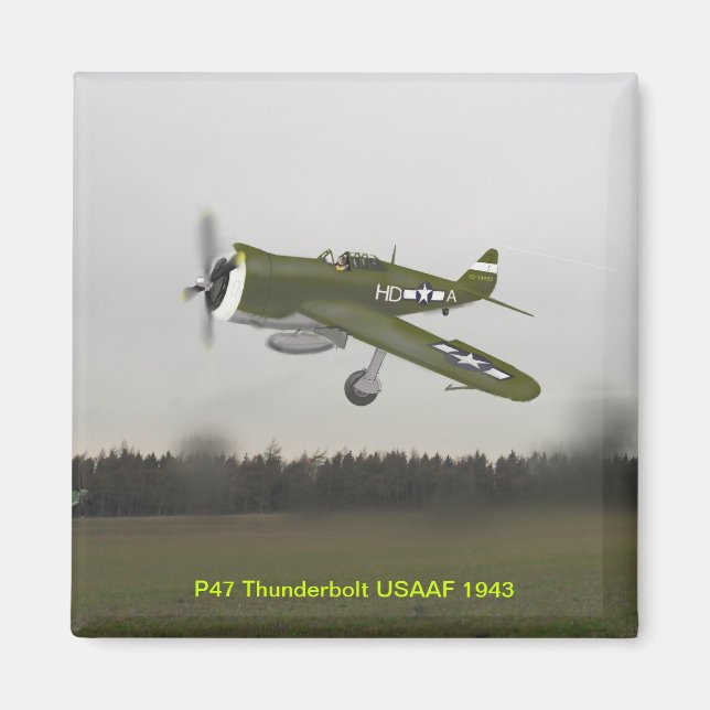 Aimant P47 Thunderbolt Magnet. (Devant)