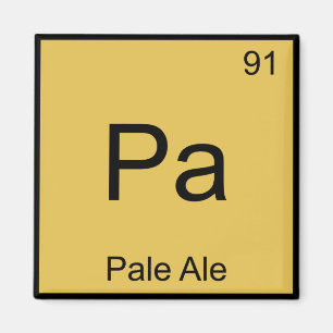 Aimant Pa - Pale Ale Chemistry Élément Symbole Bière T