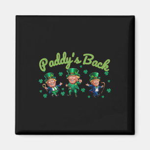 Aimant Paddle Back Funny Trump Jour de la Saint Patrick I