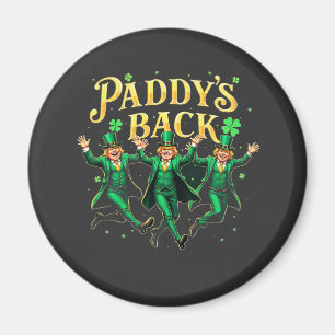 Aimant Paddy's Back St Patrick's Day Trump Dancing