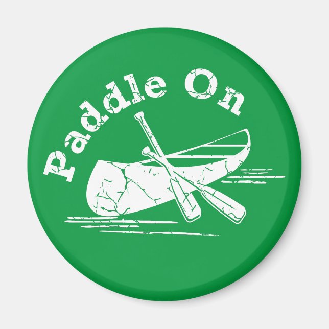 Aimant Pagaie en position désespérée sur la conception -  (Devant)