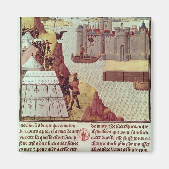 Aimant Page de l'Histoire du Grand Alexandre (Devant)
