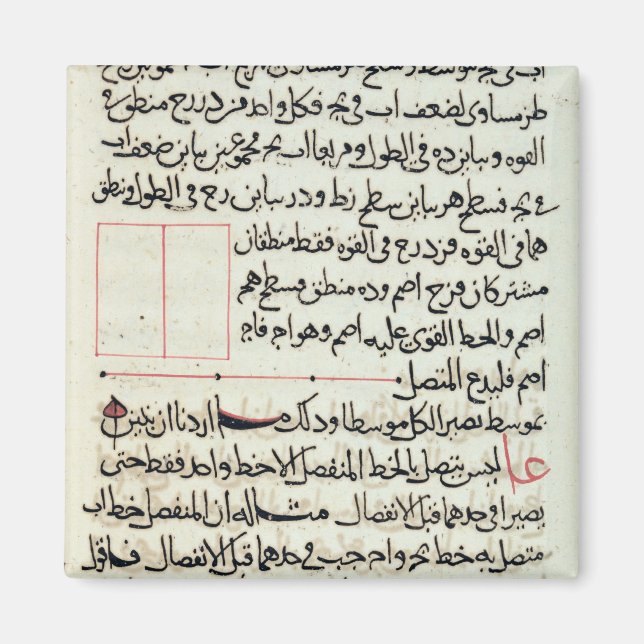 Aimant Page de texte à partir d'un élément, une géométrie (Devant)