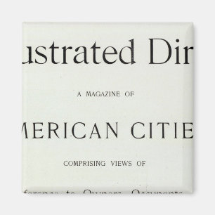 Aimant Page de titre de San Francisco California