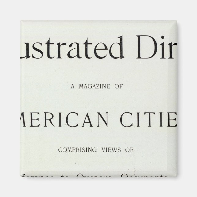 Aimant Page de titre de San Francisco California (Devant)