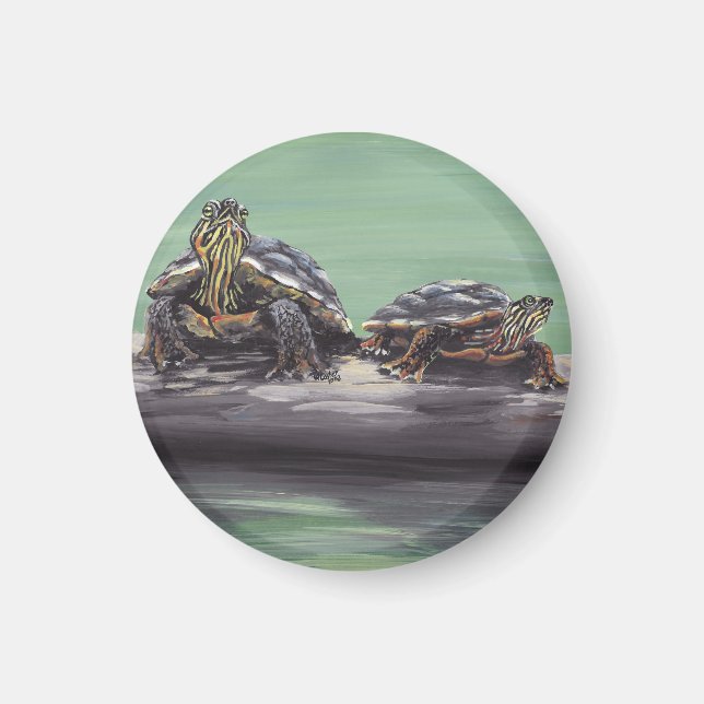 Aimant Painte Turtle (Devant)