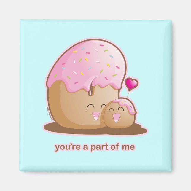 Aimant Paire de donut (Devant)