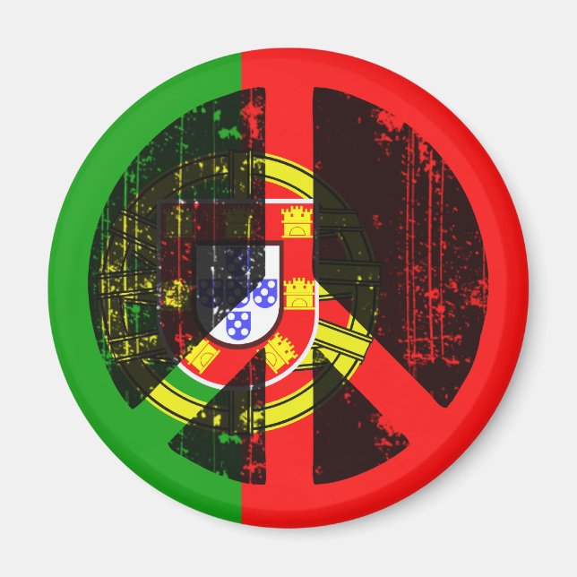 Aimant Paix au Portugal (Devant)
