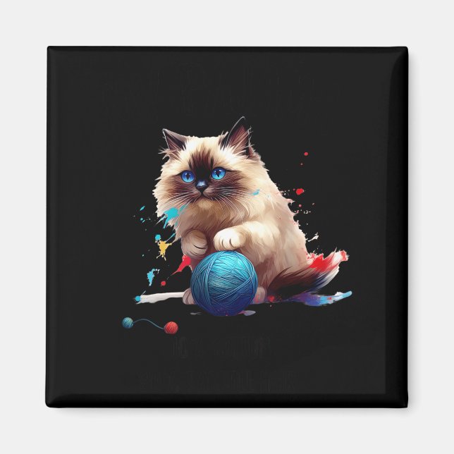 Aimant Pajama Ragdoll Cat Perfect For Cat Lovers! For Men (Devant)