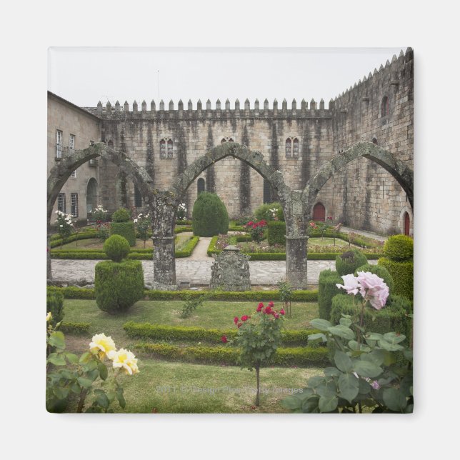 Aimant Palais De L'Archevêque De Braga Avec Jardin (Devant)