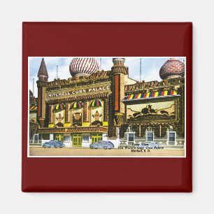 Aimant Palais de maïs de Mitchell, Mitchell, le Dakota d