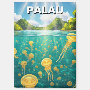 Aimant Palau Jellyfish Lake Travel